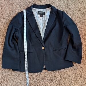 Ann Taylor Women's Cropped Navy Blazer